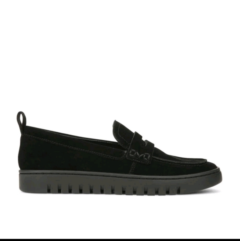 Vionic Women's Uptown Suede Loafer - Black - Picture 2 of 9